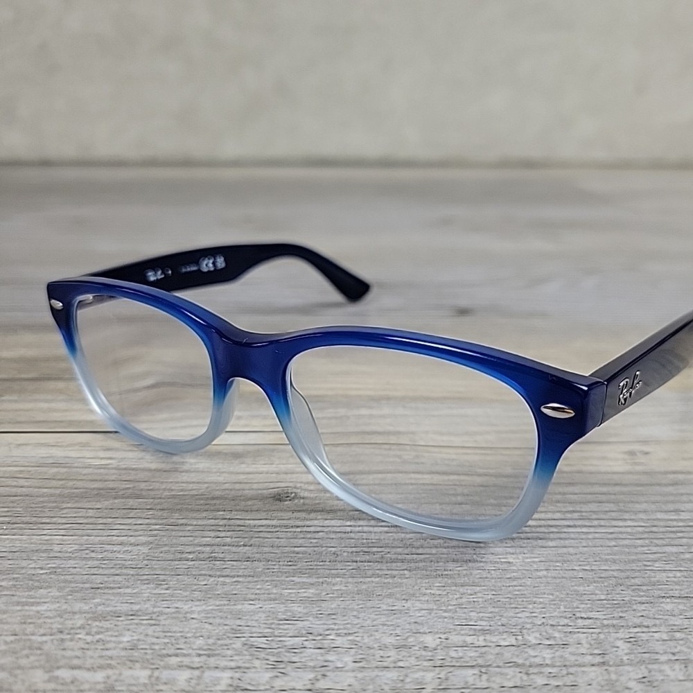 Ray-Ban RB1528 3581‎ Kids Eyeglasses Frames Blue Square Full Rim 48-16-130